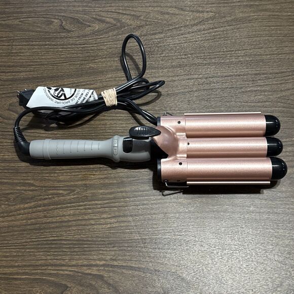 Complex Culture YS 335-32 Wave Maker Triple Hot Hair Curling Iron Triple Barrel - Picture 1 of 7